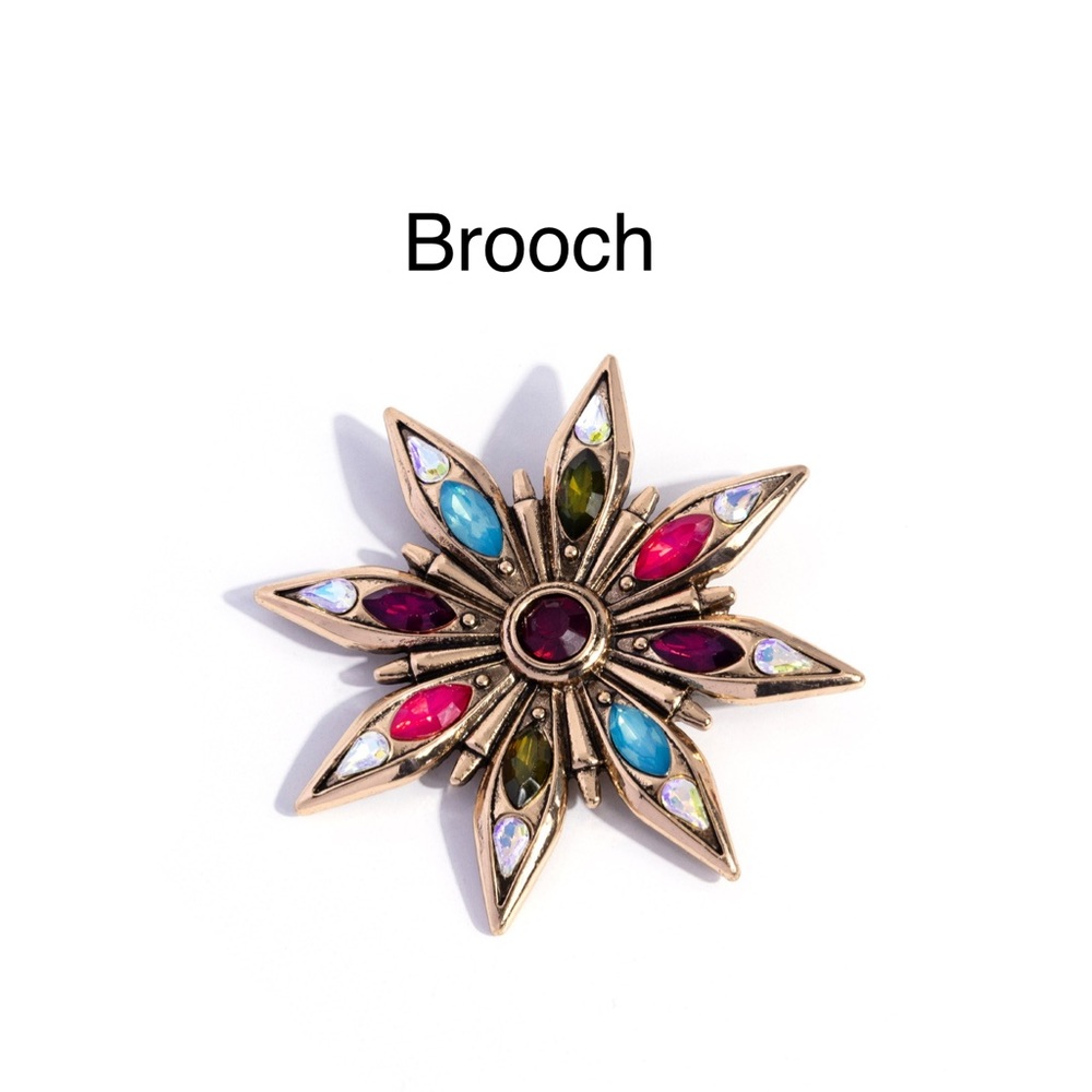 Elegant Multicolor Brooch